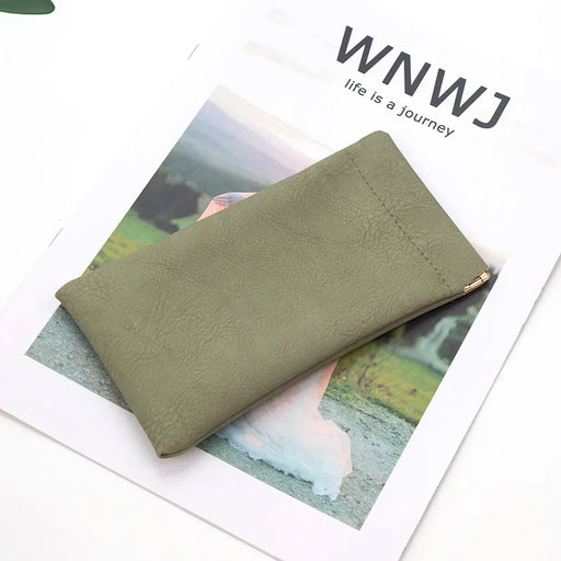 soft PU leather glasses pouch, view 2 - MRSLM