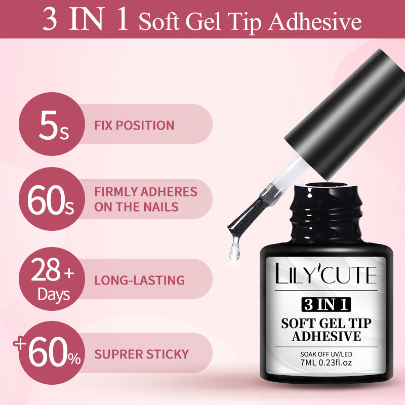 soft gel nail tips adhesive gel, view 7 - MRSLM