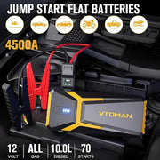 portable 20000mah jump starter and power bank, view 3 - MRSLM