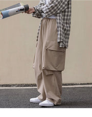 vintage drawstring pants with large pockets, view 4 - MRSLM