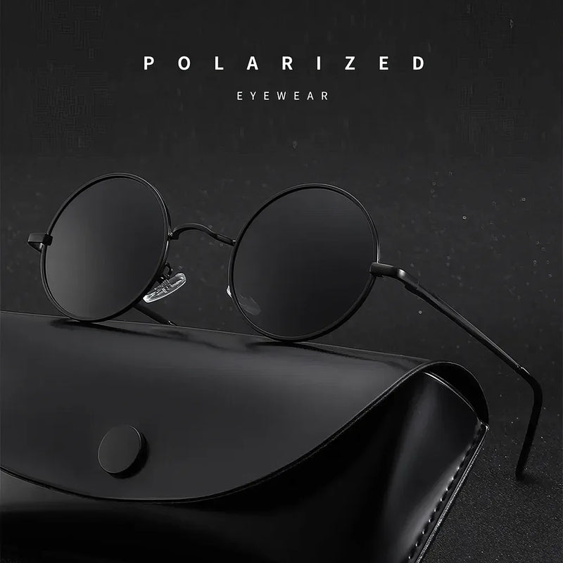 round polarized sunglasses, view 8 - MRSLM