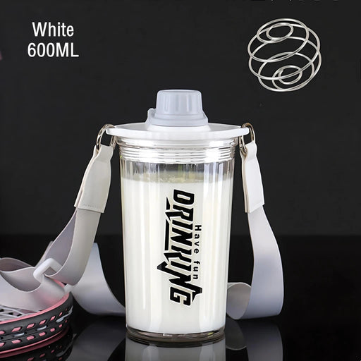 bpa-free leak-proof protein shaker bottle, view 2 - MRSLM