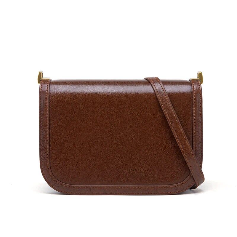 Mini leather crossbody shoulder bag, view 8 - MRSLM