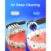 Sonic electric toothbrush with 8 heads, view 5 - MRSLM