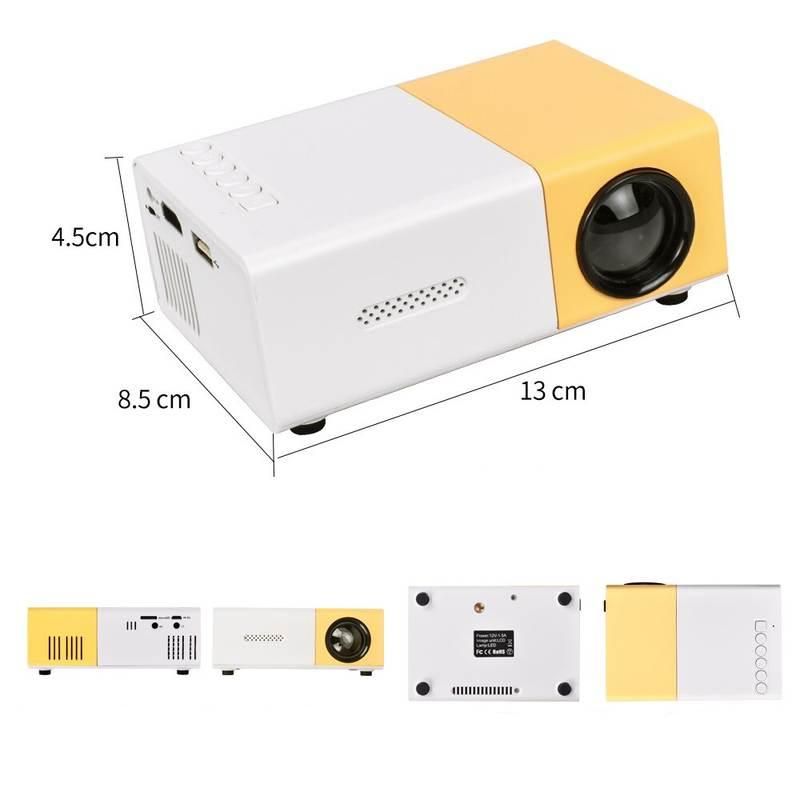 mini LED projector YG300, view 6 - MRSLM
