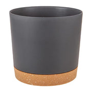 matte plant pots with drainage, view 3 - MRSLM