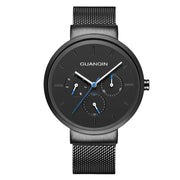 men's quartz mesh band watch, view 2 - MRSLM