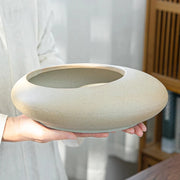 large ceramic flowerpot, view 7 - MRSLM