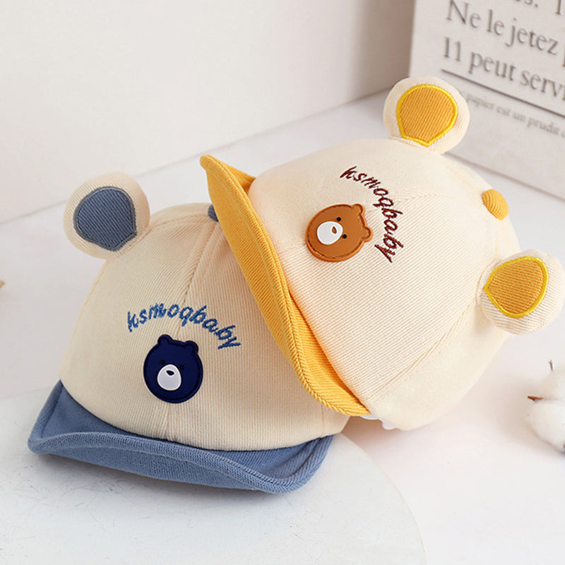 bear ear baby baseball cap, view 9 - MRSLM