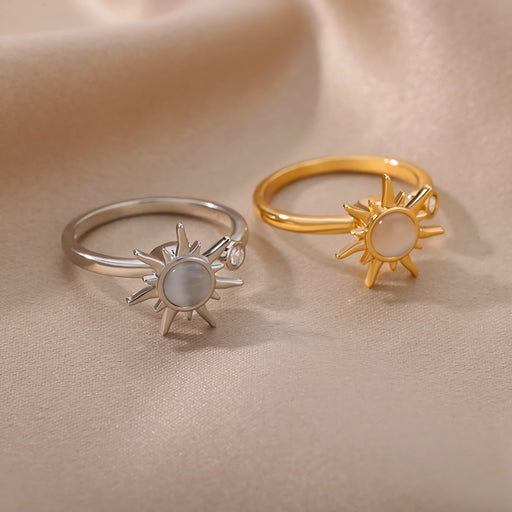 Adjustable opal sun ring - MRSLM