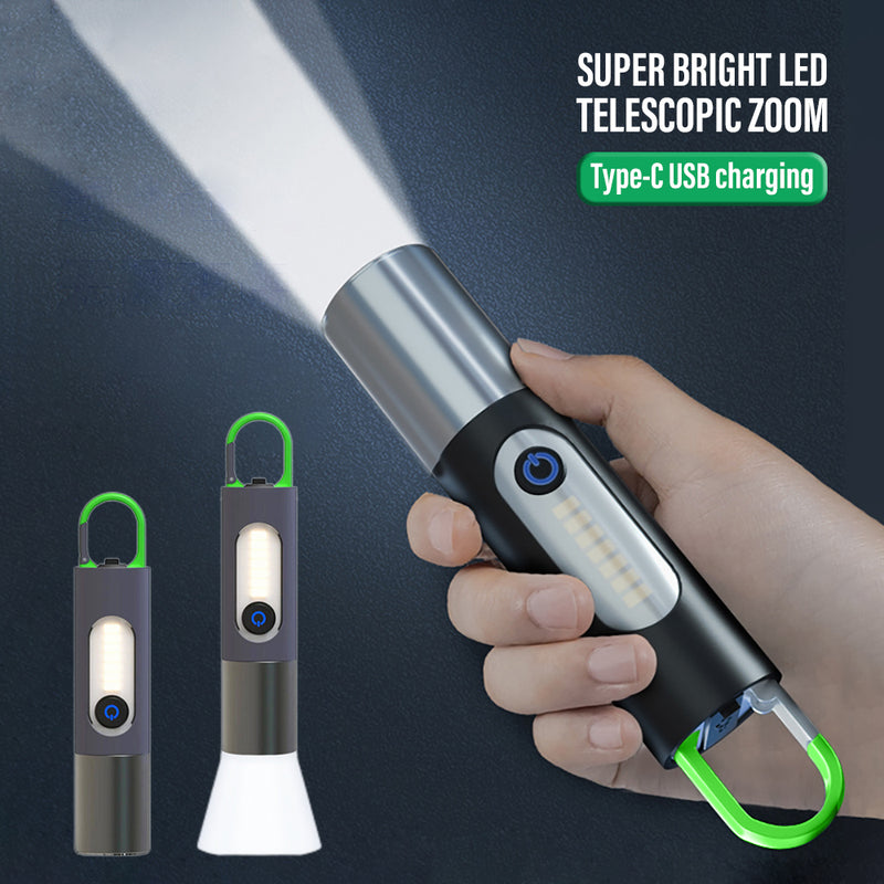bright LED flashlight, view 3 - MRSLM