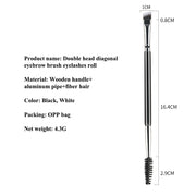 dual-ended eyebrow brush and eyelash comb, view 6 - MRSLM