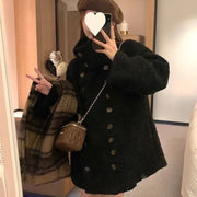 mid-length furry jacket top, view 7 - MRSLM