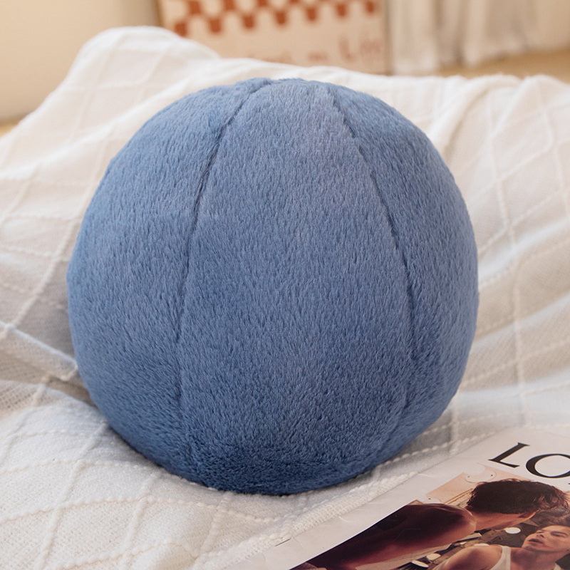 furry ball plush pillow, view 5 - MRSLM