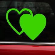 reflective love heart decals, view 4 - MRSLM