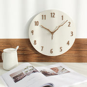 Creative mute wooden wall clock, view 5 - MRSLM