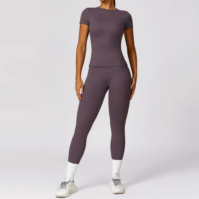 Women's 2-piece yoga set, view 22 - MRSLM