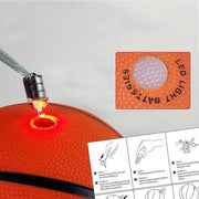glow-in-the-dark LED basketball, view 6 - MRSLM