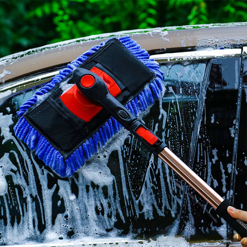 telescoping car wash brush mop, view 5 - MRSLM