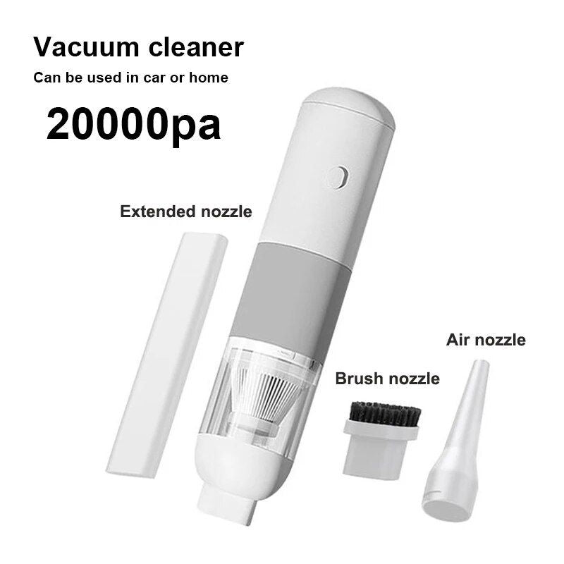 Wireless Handheld Car & Home Vacuum Cleaner with Dual-Use Suction Power