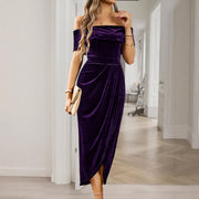 women's strapless bodycon long dress, view 2 - MRSLM