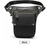 vintage leather crossbody bag, view 4 - MRSLM