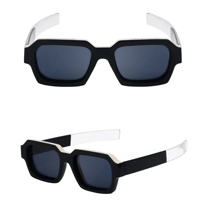 retro rectangle sunglasses, view 11 - MRSLM