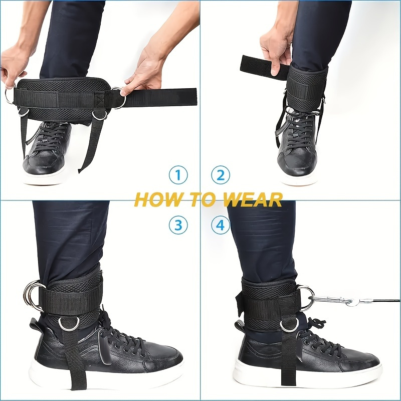 padded ankle strap for cable machines, view 6 - MRSLM