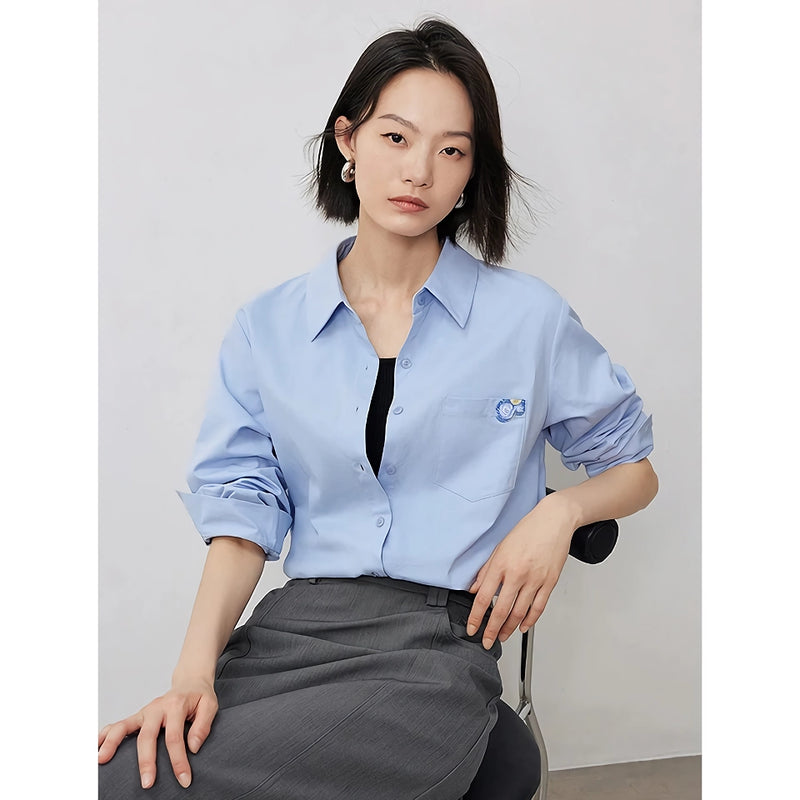 Women's oil painting blouse, view 9 - MRSLM