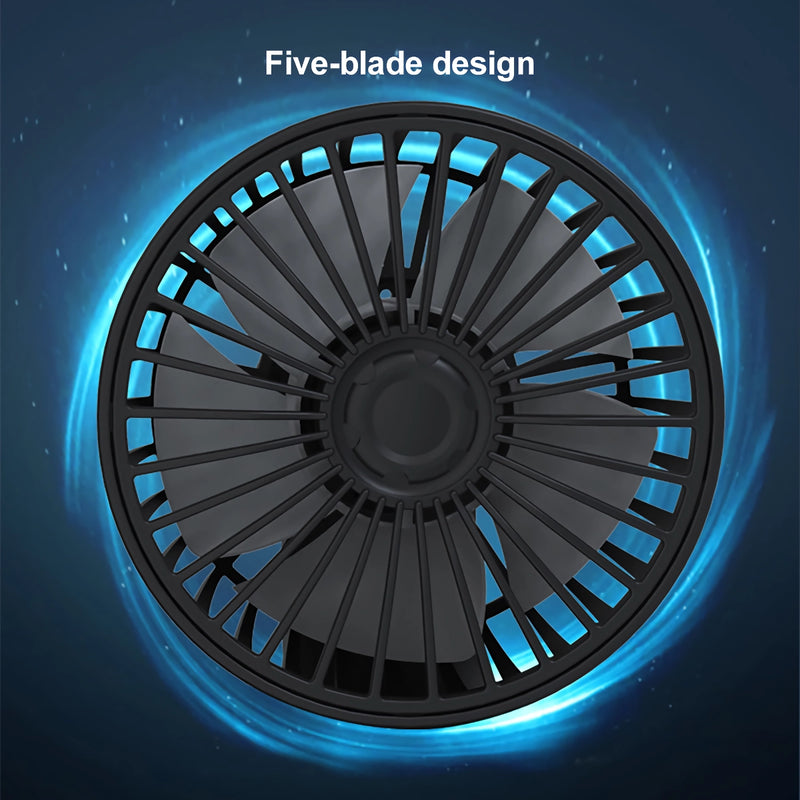 dual head USB car fan, view 10 - MRSLM