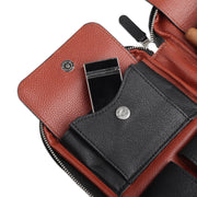 Leather cigar bag travel case, view 2 - MRSLM