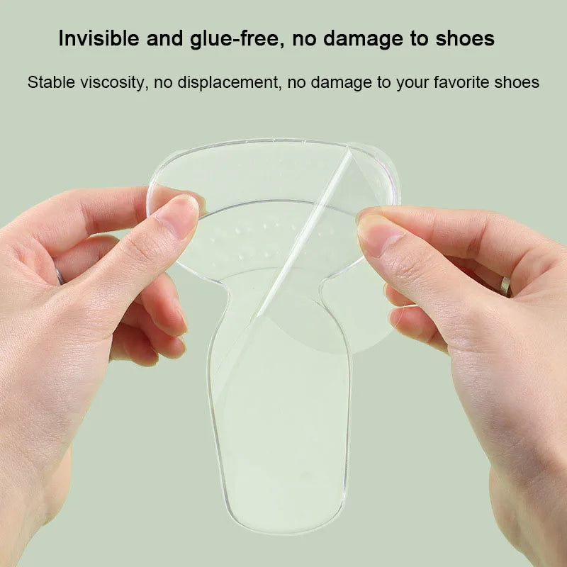 invisible silicone heel grip stickers, view 5 - MRSLM