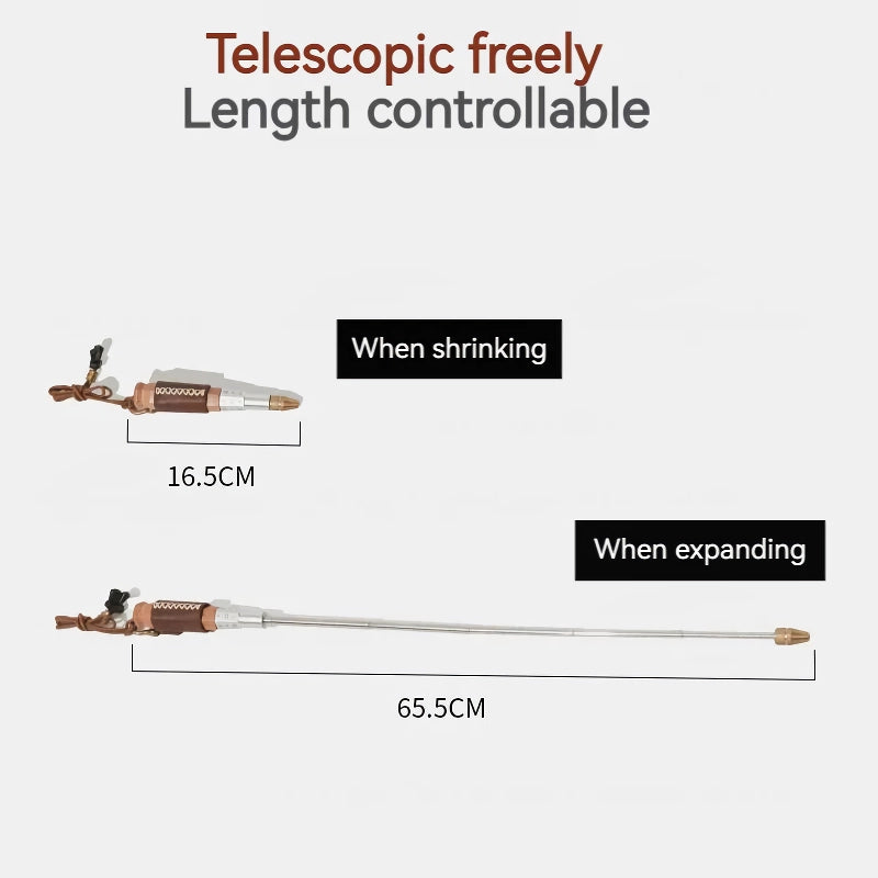 stainless steel retractable fire tube stick, view 7 - MRSLM