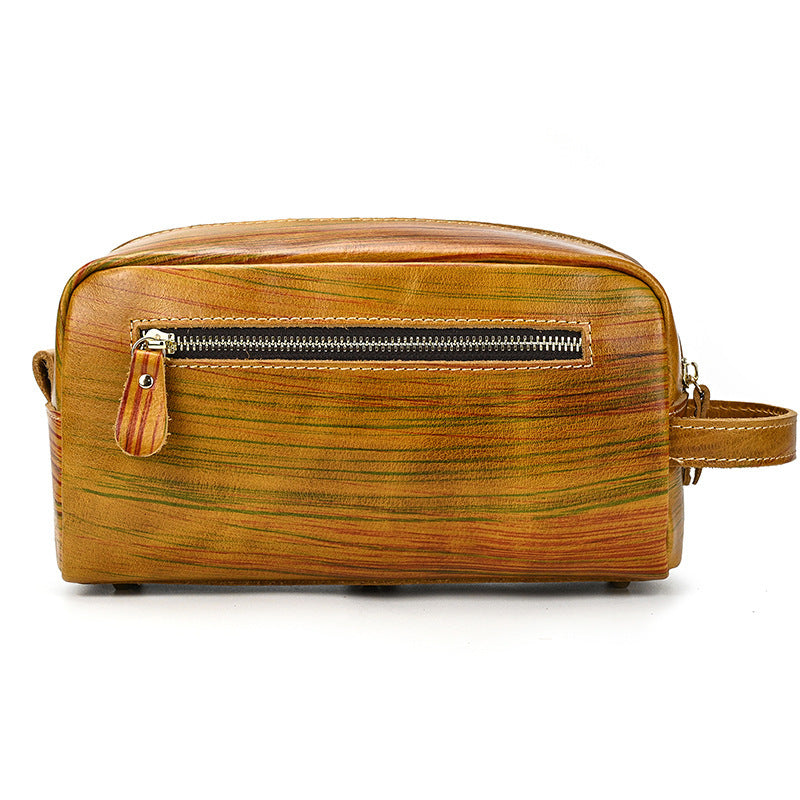 Vintage cowhide storage bag, view 5 - MRSLM
