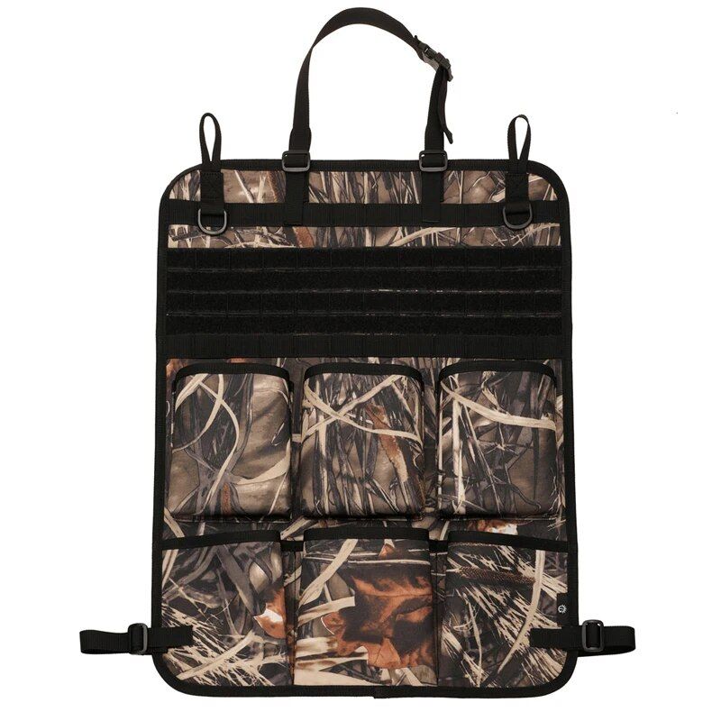 camo car seat back organizer, view 5 - MRSLM