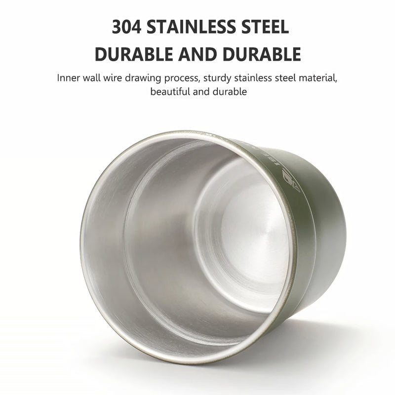 300ml stainless steel camping cup, view 10 - MRSLM