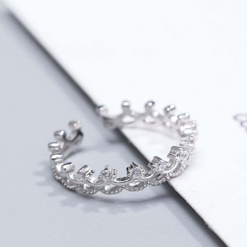 Personality Crown Ring Women