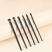 6-piece natural eye makeup brush set, view 3 - MRSLM