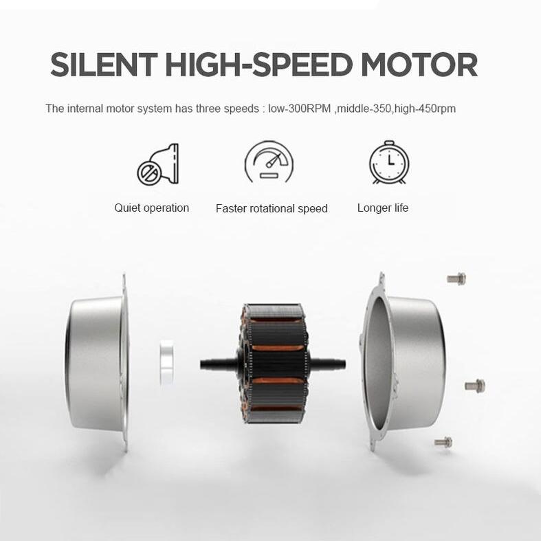 electric spin cleaning brush, view 8 - MRSLM