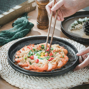 creative kiln glaze ceramic plate, view 3 - MRSLM