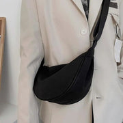 half moon crossbody bag, view 11 - MRSLM