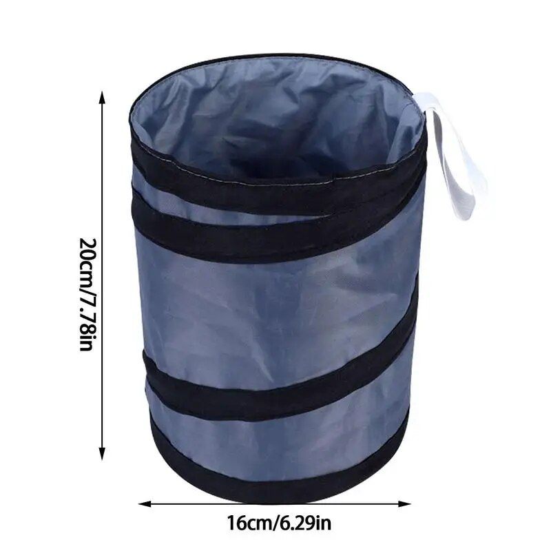 compact collapsible car trash can, view 5 - MRSLM