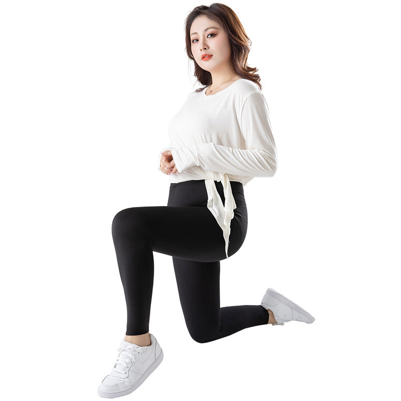 thin spring and autumn outer wear leggings, view 3 - MRSLM