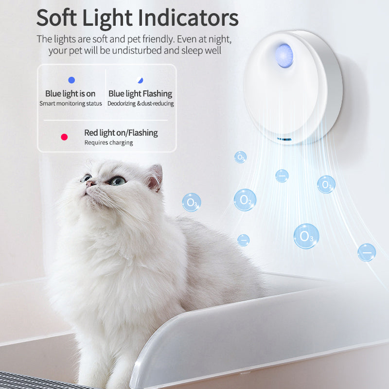 smart cat odor purifier, view 5 - MRSLM