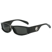 retro rectangle sunglasses, view 2 - MRSLM