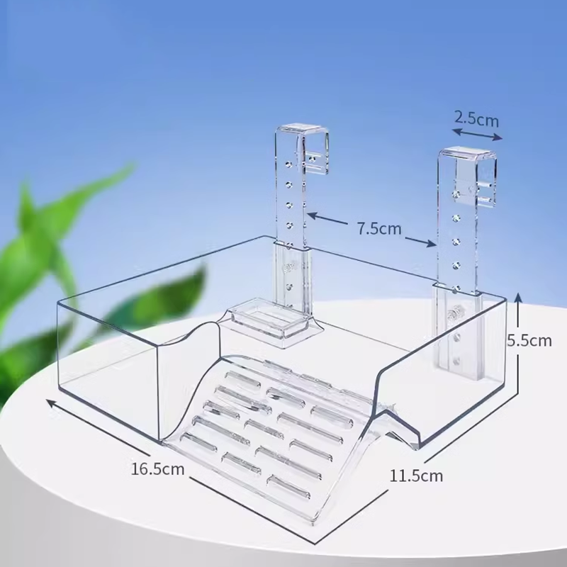 wall-mounted turtle basking platform, view 3 - MRSLM
