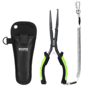long nose fishing pliers with line cutter, view 2 - MRSLM