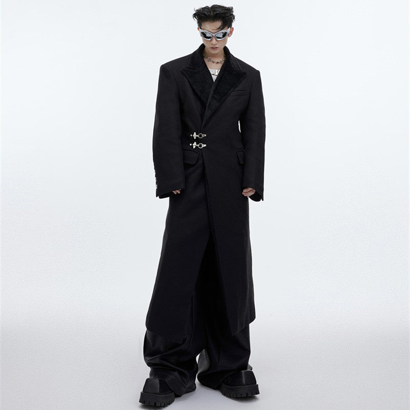men's long over-the-knee coat - MRSLM