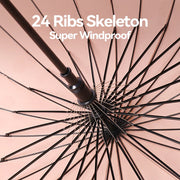 24-rib long handle rain umbrella, view 14 - MRSLM