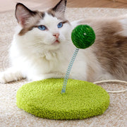 cat scratch board with sisal ball toy, view 10 - MRSLM